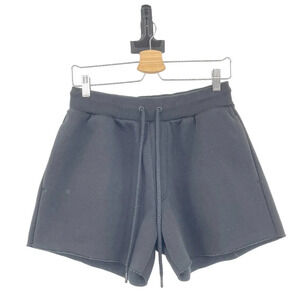 Puma‎ by Rihanna Black Drawstring Fleece Sweat Shorts Size Small